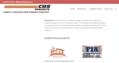 Desktop Screenshot of cbsproducts.com